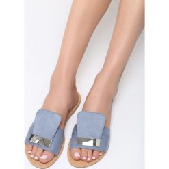 Niebieskie Klapki Parlor Palm. Niebieskie crocsy damskie marki NABAIJI, z kauczuku. Za 59,99 zł.