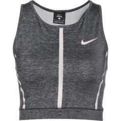 Nike Performance TANK Koszulka sportowa black/heather/particle rose/particle rose. Czarne topy sportowe damskie marki Nike Performance, xl, z elastanu. W wyprzedaży za 125,30 zł.
