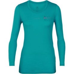 Icebreaker Damski t-shirt z długim rękawem Tech Lite, turkusowy S. Niebieskie koszulki damskie termoaktywne Icebreaker, s, bez wzorów. W wyprzedaży za 255,00 zł.