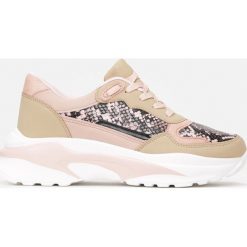 Różowe Sneakersy Thenos. Różowe sneakersy damskie Renee. W wyprzedaży za 79,99 zł.