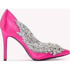 Czółenka: NA-KD Shoes Czółenka zdobione strassem – Pink