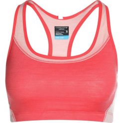Biustonosze sportowe: Icebreaker MELD ZONE SPORT BRA Biustonosz sportowy poppy red/sorbet