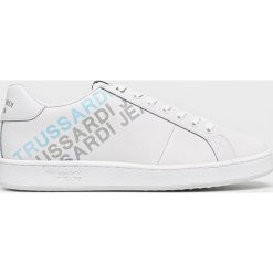 Trussardi Jeans - Buty. Czarne sneakersy męskie Trussardi Jeans, na sznurówki. W wyprzedaży za 249,90 zł.