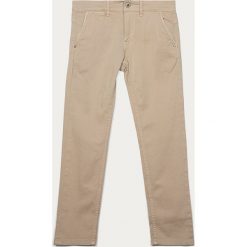 Pepe Jeans - Spodnie dziecięce Greenwich 128-176 cm. Brązowe spodnie chłopięce Pepe Jeans, bez wzorów, z elastanu. Za 219,90 zł.