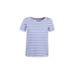 T-shirty z krótkim rękawem Armor Lux YARILOUNE. Białe t-shirty damskie Armor lux, xs, bez wzorów, bez kołnierzyka. Za 118,30 zł.