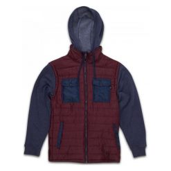 Vans Kurtka Sportowa M Fraser Port Royale/Dre M. Czarne kurtki sportowe męskie Vans, na jesień, m, z polaru. W wyprzedaży za 189,00 zł.