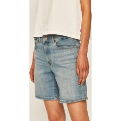 Levi's - Szorty. Niebieskie szorty damskie Levi's®, s, bez wzorów, z elastanu, casualowe, z podwyższonym stanem. W wyprzedaży za 119,90 zł.