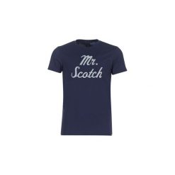 T-shirty z krótkim rękawem Scotch Soda BALEDU. Niebieskie t-shirty męskie Scotch & Soda, s, bez wzorów, bez kołnierzyka, krótkie. Za 125,30 zł.