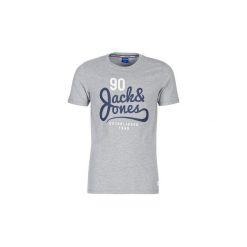 T-shirty z krótkim rękawem Jack Jones JORUPTON. Szare t-shirty męskie Jack & Jones, s, bez wzorów, bez kołnierzyka, krótkie. Za 67,20 zł.