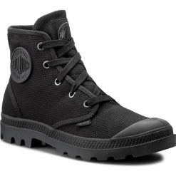 Trapery PALLADIUM - Pampa HI 92352-060 Black/Black. Czarne trapery damskie Palladium, na co dzień, z tworzywa sztucznego, bez obcasa, na sznurówki. Za 299,00 zł.