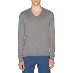 Sweter w kolorze szarym. Szare swetry męskie Benetton, xs. W wyprzedaży za 49,95 zł.