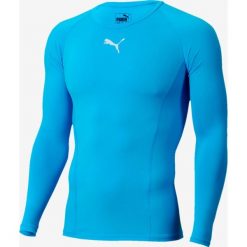 Puma Liga Baselayer Koszulka Niebieski Wielokolorowy. Niebieskie podkoszulki męskie Puma, l, bez wzorów, z elastanu, bez kołnierzyka, z długim rękawem, długie. Za 171,95 zł.