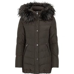 SAKI Puchowa kurtka Lauren brązowy female brązowy 36. Pomarańczowe kurtki damskie SAKI, na zimę, s, bez wzorów, z tkaniny, eleganckie. Za 1099,00 zł.