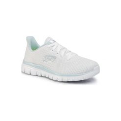 Skechers GRACEFUL 2.0 88888267 WAQ. Białe buty sportowe damskie Skechers, z materiału, sportowe. Za 229,99 zł.