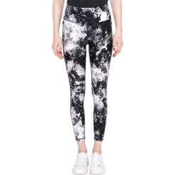 DKNY Asteroid Legginsy Czarny Biały. Czarne legginsy damskie DKNY, xs, bez wzorów, z materiału. Za 343,95 zł.