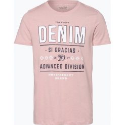 Tom Tailor Denim - T-shirt męski, różowy. Czerwone t-shirty męskie z nadrukiem marki TOM TAILOR DENIM, m, z denimu. Za 39,95 zł.