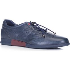 Buty męskie 88-M-936-7. Niebieskie buty sportowe męskie Wittchen, z materiału, na sznurówki. Za 449,00 zł.