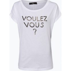 STEFFEN SCHRAUT - T-shirt damski, czarny. Czarne t-shirty damskie marki Steffen Schraut, z napisami, bez kołnierzyka. Za 579,95 zł.