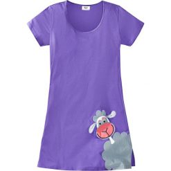 Koszula nocna bonprix jasny lila. Fioletowe koszule nocne damskie bonprix, bez wzorów, bez kołnierzyka, bez rękawów. Za 34,99 zł.