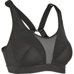 Biustonosz Do Biegania Classic Bra Czarno-Różowy. Czarne biustonosze sportowe damskie KALENJI, xl, bez wzorów, z elastanu, do biegania. Za 59,99 zł.