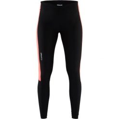 Spodnie damskie: Craft Spodnie sportowe damskie Radiate Tights czarno-pomarańczowe r. XXL (1905389-999801)