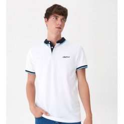 Koszulka polo - Biały. Białe koszulki męskie House, s, bez wzorów, bez rękawów. W wyprzedaży za 29,99 zł.
