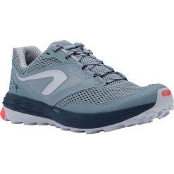 Buty do biegania damskie trail TR błękitno-różowe. Szare buty sportowe damskie EVADICT, bez wzorów, z poliesteru, do biegania. Za 179,99 zł.