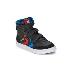 Buty Dziecko Hummel STADIL JR VELCRO HIGH. Czarne trampki dziewczęce Hummel, bez wzorów, bez zapięcia. Za 231,20 zł.