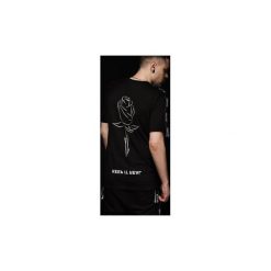 ROSE T/S. Czarne t-shirty damskie marki MAJORS, s, bez wzorów, z bawełny, bez kołnierzyka. Za 109,00 zł.