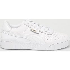 Puma - Buty Cali. Białe buty sportowe damskie Puma, bez wzorów, z gumy, sportowe. W wyprzedaży za 299,90 zł.