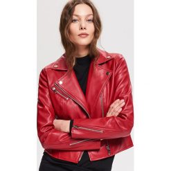 Kurtka ramoneska - Czerwony. Czerwone kurtki damskie marki Reserved. Za 139,99 zł.