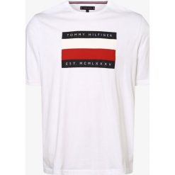 Tommy Hilfiger - T-shirt męski, biały. Białe t-shirty męskie TOMMY HILFIGER, xl, z nadrukiem, eleganckie, z klasycznym kołnierzykiem. Za 229,95 zł.