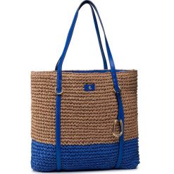 Torebka LAUREN RALPH LAUREN - Tote Tte Med 431796880001 Natural/Blue. Pomarańczowe torebki klasyczne damskie Lauren Ralph Lauren, bez wzorów, z tworzywa sztucznego, klasyczne, bez dodatków. W wyprzedaży za 499,00 zł.