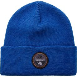 Czapka NAPAPIJRI - Fulton N0YHXW Bright Royal BA5. Niebieskie czapki zimowe damskie Napapijri, z materiału. Za 169,00 zł.