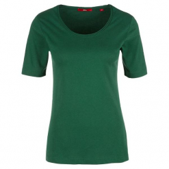 S.Oliver T-Shirt Damski 34 Zielony. Zielone t-shirty damskie S.Oliver, s, z bawełny. W wyprzedaży za 39,00 zł.
