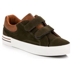 Buciki niemowlęce: Merg Buty dziecięce na rzepy MACY zielone r. 35 (74890)