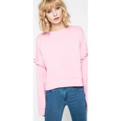 Only - Bluza. Różowe bluzy damskie marki ONLY, s, bez wzorów, z bawełny, bez rękawów, bez kaptura. W wyprzedaży za 39,90 zł.