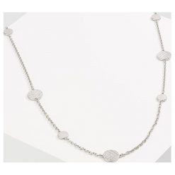 Naszyjniki damskie: Fossil VINTAGE GLITZ Naszyjnik silvercoloured