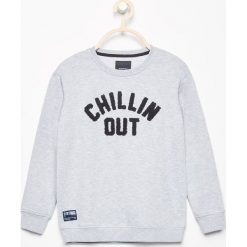 Bluza z aplikacją - Jasny szar. Szare bluzy chłopięce rozpinane marki Reserved, l, z aplikacjami. Za 89,99 zł.