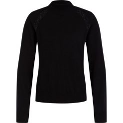 Golf TwinSet 192LI3VDD. Czarne swetry damskie Twinset, s, bez wzorów, z bawełny, bez rękawów, bez kaptura. W wyprzedaży za 329,00 zł.