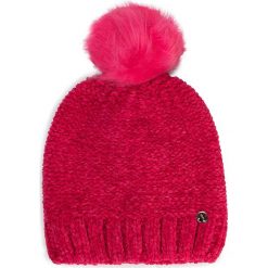 Czapka LIU JO - 369013 M0300 Dark Scarlet U9217. Różowe czapki damskie Liu Jo, na zimę, bez wzorów, z poliesteru. W wyprzedaży za 99,00 zł.