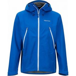Marmot Kurtka męska Knife Edge Jacket Dark Cerulean XL. Kurtki sportowe męskie Marmot, xl, bez wzorów, z gore-texu, bez kaptura, outdoorowe, gore-tex. Za 795,00 zł.