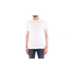 T-shirty z krótkim rękawem Versace Jeans B3GTB72E36609. Białe t-shirty męskie Versace Jeans, s, bez wzorów, z jeansu, bez kołnierzyka, krótkie. Za 455,28 zł.