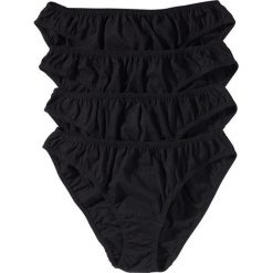 Figi: Figi damskie (4 pary) bonprix czarny