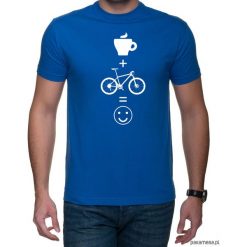 T-shirty męskie: Koszulka T-SHIRT kawa mtb