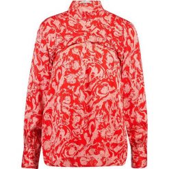 Bluzki asymetryczne: Second Female MARBLE BLOUSE Bluzka lava