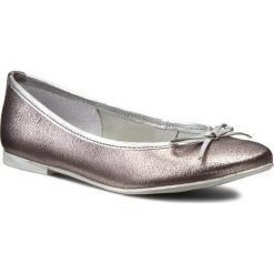 Baleriny FILIPE - 6288 Prata 704. Szare baleriny damskie marki Filipe, ze skóry. W wyprzedaży za 169,00 zł.