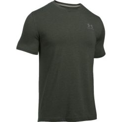 UA Left Chest Lockup Tee 1257616-358. Zielone t-shirty męskie Under Armour, xl, bez wzorów, z bawełny, bez kołnierzyka. W wyprzedaży za 89,99 zł.