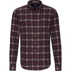 Koszula - "Cosmo" - Modern fit - w kolorze granatowo-czerwonym. Czerwone koszule męskie Camel Active, m, w kratkę, z bawełny, button down, bez rękawów. W wyprzedaży za 109,95 zł.