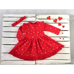 Sukienki dziewczęce: Sukienka red VALENTINES (bez opaski)